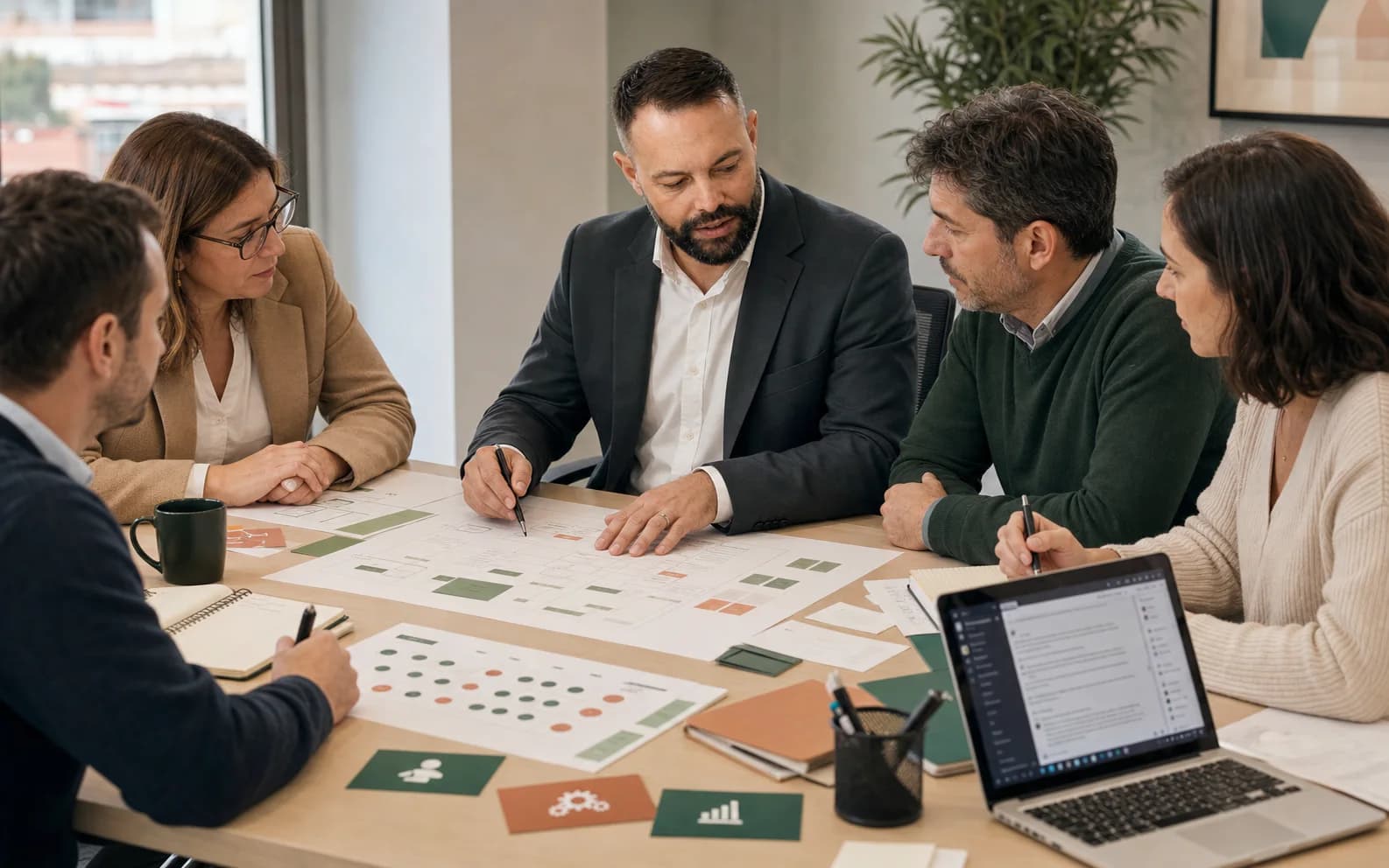 Luiseo ayuda a un equipo directivo a priorizar casos de uso de IA para su empresa