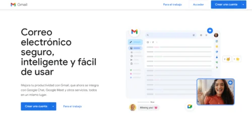 Crear cuenta de Gmail